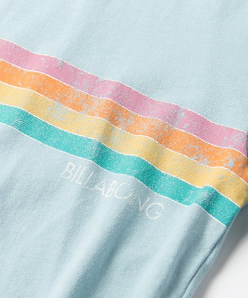 BILLABONG（ビラボン）の「【直営店限定】BILLABONG レディース レインボーラインロンＴ（Tシャツ/カットソー・レディース・ブルー/ピンク/ホワイト・LARGE/MEDIUM）」の12枚目の写真