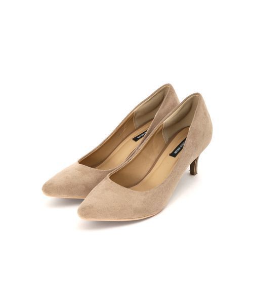 NATURAL BEAUTY BASIC（ナチュラルビューティーベーシック）の「ポインテッドスエードライクパンプス（パンプス・レディース・ブラック/ベージュ/グレー/イエロー/グリーン・23.0cm/23.5cm/24.0cm/24.5cm）」の4枚目の写真