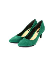 NATURAL BEAUTY BASIC | ポインテッドスエードライクパンプス(パンプス)