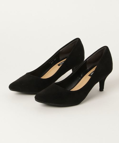NATURAL BEAUTY BASIC（ナチュラルビューティーベーシック）の「ポインテッドスエードライクパンプス（パンプス・レディース・ブラック/ベージュ/グレー/イエロー/グリーン・23.0cm/23.5cm/24.0cm/24.5cm）」の19枚目の写真