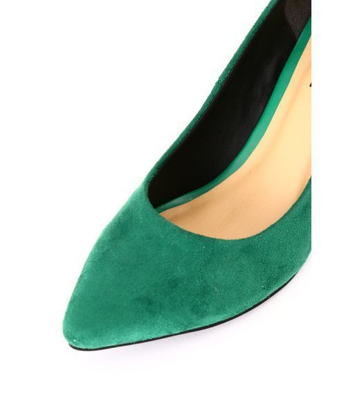 NATURAL BEAUTY BASIC（ナチュラルビューティーベーシック）の「ポインテッドスエードライクパンプス（パンプス・レディース・ブラック/ベージュ/グレー/イエロー/グリーン・23.0cm/23.5cm/24.0cm/24.5cm）」の13枚目の写真