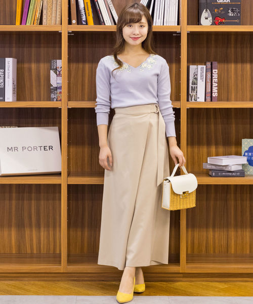 NATURAL BEAUTY BASIC（ナチュラルビューティーベーシック）の「ポインテッドスエードライクパンプス（パンプス・レディース・ブラック/ベージュ/グレー/イエロー/グリーン・23.0cm/23.5cm/24.0cm/24.5cm）」の21枚目の写真