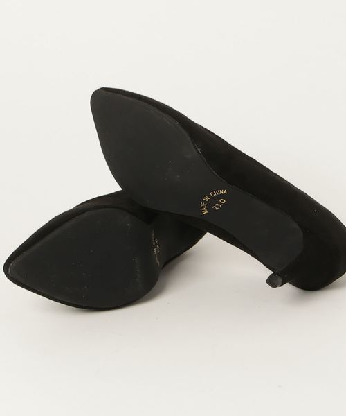 NATURAL BEAUTY BASIC（ナチュラルビューティーベーシック）の「ポインテッドスエードライクパンプス（パンプス・レディース・ブラック/ベージュ/グレー/イエロー/グリーン・23.0cm/23.5cm/24.0cm/24.5cm）」の7枚目の写真