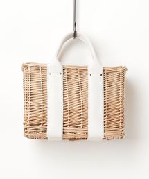 natural couture | スクエア型柳トート(ショルダーバッグ)