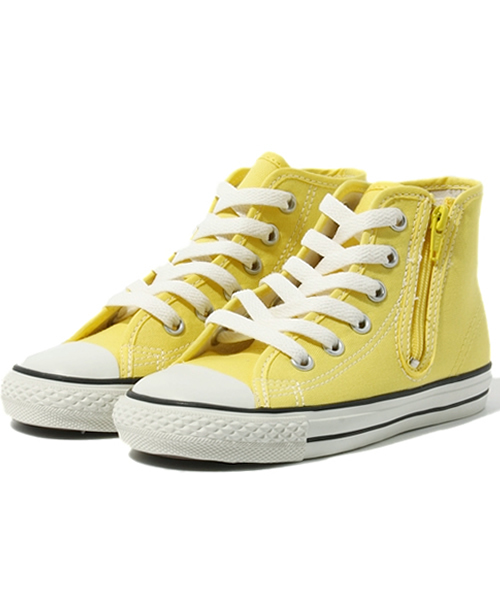 NANO universe（ナノユニバース）の「CONVERSE(コンバース)/ CHILD ALLSTAR（スニーカー・キッズ・ホワイト/ブラック/イエロー・9/10/11/12/13/1/2/8）」の3枚目の写真
