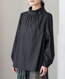 n'OrLABEL | 豊富なカラバリ！ 『n'Orフリルスタンドカラーブラウス』(シャツ/ブラウス)