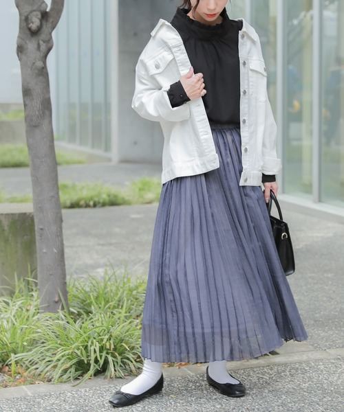 n'OrLABEL（ノアールレーベル）の「『フリルスタンドカラーブラウス』（シャツ/ブラウス・レディース・ホワイト/ブラック/ネイビー/グリーン/マスタード/スモークピンク/ピンク系その他・2/1）」の10枚目の写真