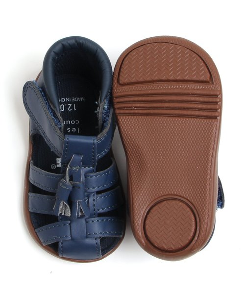 apres les cours（アプレレクール）の「IFMEベビーサンダル（サンダル・キッズ・ネイビー/シルバー・12/12.5/13）」の4枚目の写真