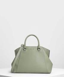 CHARLES & KEITH | ストラクチャー シティバッグ / Structured City Bag(トートバッグ)