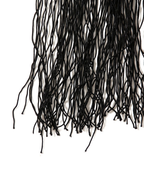 Ray BEAMS(レイビームス)の「RBS / スカシ柄 フリンジ ノースリーブ ニット(ニット/セーター・レディース・ブラック/ベージュ・ONE SIZE)」の10枚目の写真