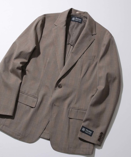 ADAM ET ROPE'（アダムエロペ）の「CARREMAN テーラードジャケット（テーラードジャケット・メンズ・ベージュ系その他/ネイビー/ブラック・S/M/L）」の2枚目の写真