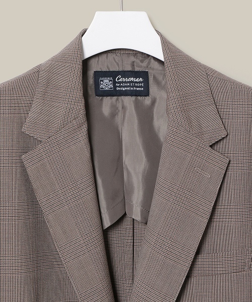 ADAM ET ROPE'（アダムエロペ）の「CARREMAN テーラードジャケット（テーラードジャケット・メンズ・ベージュ系その他/ネイビー/ブラック・S/M/L）」の5枚目の写真