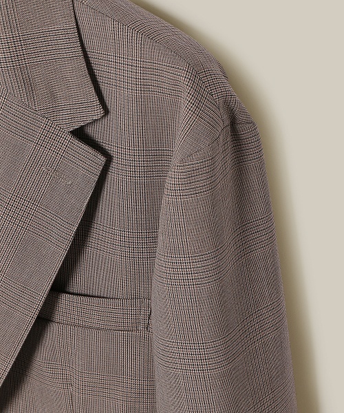 ADAM ET ROPE'（アダムエロペ）の「CARREMAN テーラードジャケット（テーラードジャケット・メンズ・ベージュ系その他/ネイビー/ブラック・S/M/L）」の6枚目の写真