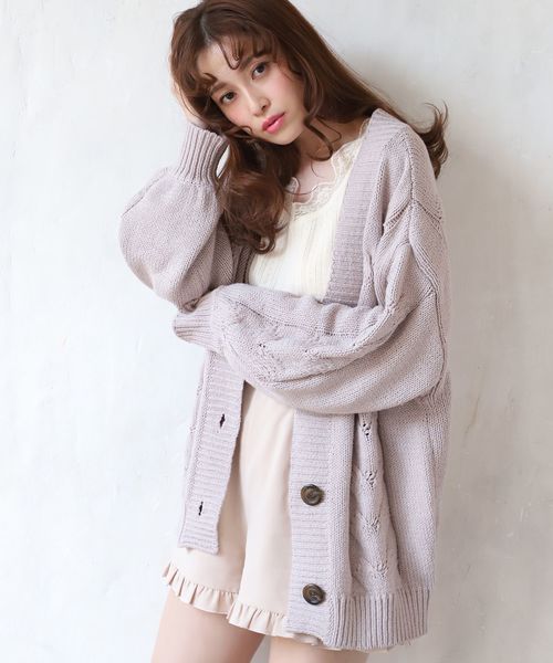 one after another NICE CLAUP（ワンアフターアナザーナイスクラップ）の「レース付パターンメッシュタンクトップ（タンクトップ・レディース・オフホワイト/ブラック/ベージュ・FREE）」の10枚目の写真