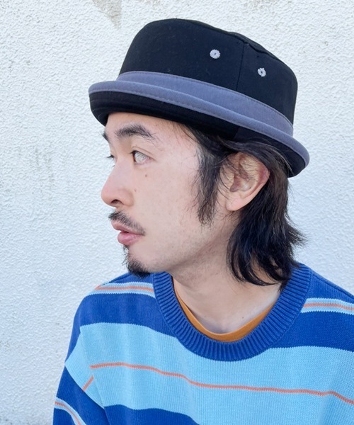 Ruben(ルーベン)の「スウェット ポークパイハット(ハット・メンズ・マスタード/ブラック/レッド/グレー/ネイビー/カーキ・XL/M)」の13枚目の写真