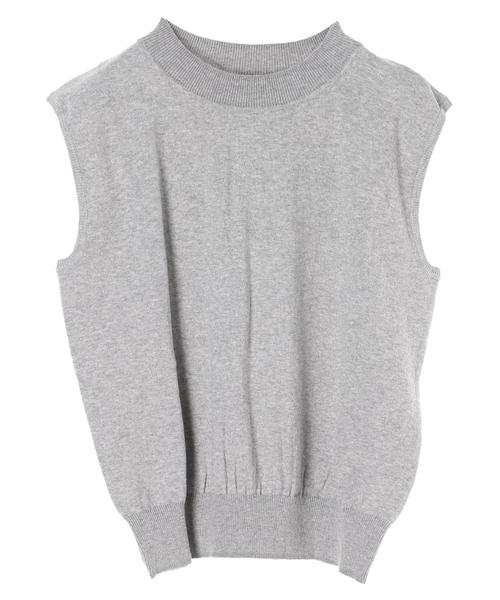 YECCA VECCA（イェッカヴェッカ）の「P.アンサンブルニット（カーディガン/ボレロ・レディース・ホワイト/ブラック/ピンク/イエロー/ブルー/杢グレー・FREE）」の19枚目の写真