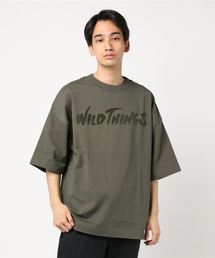 WILD THINGS | WILDTHINGS/ワイルドシングス S/S FLOCKING LOGO/ショートスリーブフロッキングロゴ(Tシャツ/カットソー)