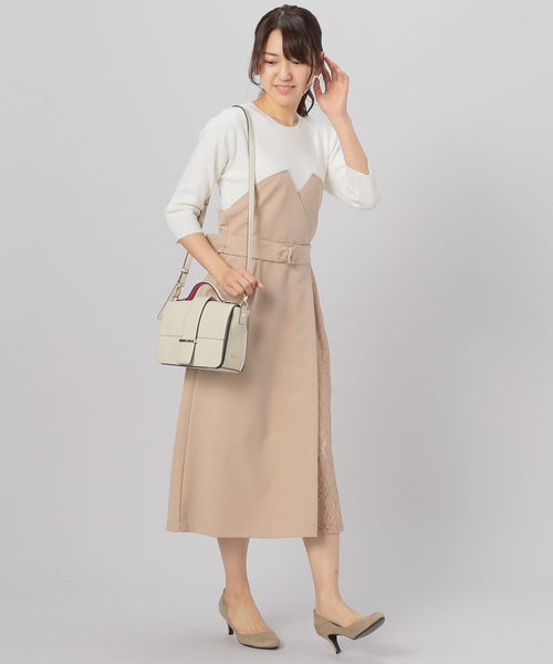 Doux Archives ドゥアルシーヴ の ニット ビスチェ風ワンピース ワンピース Wear