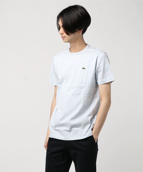 LACOSTE（ラコステ）の「[LACOSTE/ラコステ] ベーシッククルーネックTシャツ（Tシャツ/カットソー・メンズ・ホワイト/ネイビー/ピンク/ブラック/サックスブルー/グレー・4/5/3/1/2）」の5枚目の写真