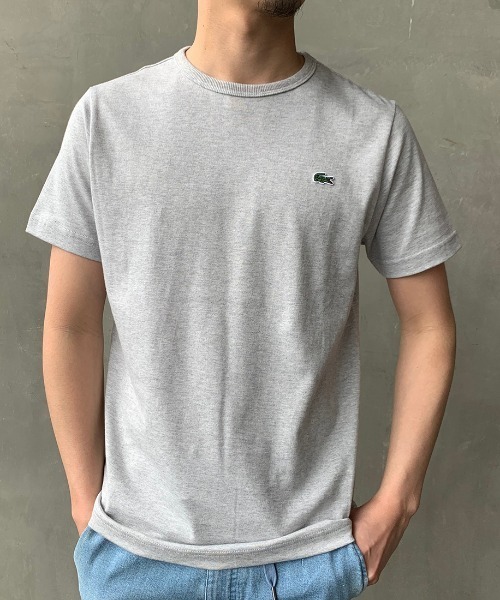 LACOSTE（ラコステ）の「[LACOSTE/ラコステ] ベーシッククルーネックTシャツ（Tシャツ/カットソー・メンズ・ホワイト/ネイビー/ピンク/ブラック/サックスブルー/グレー・4/5/3/1/2）」の21枚目の写真