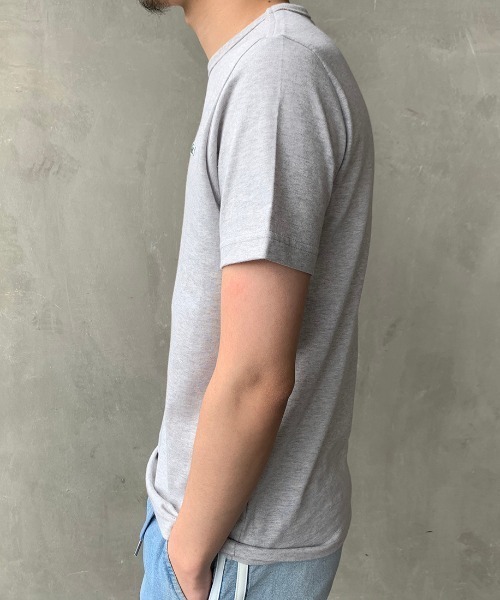 LACOSTE（ラコステ）の「[LACOSTE/ラコステ] ベーシッククルーネックTシャツ（Tシャツ/カットソー・メンズ・ホワイト/ネイビー/ピンク/ブラック/サックスブルー/グレー・4/5/3/1/2）」の20枚目の写真