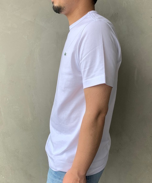LACOSTE（ラコステ）の「[LACOSTE/ラコステ] ベーシッククルーネックTシャツ（Tシャツ/カットソー・メンズ・ホワイト/ネイビー/ピンク/ブラック/サックスブルー/グレー・4/5/3/1/2）」の18枚目の写真