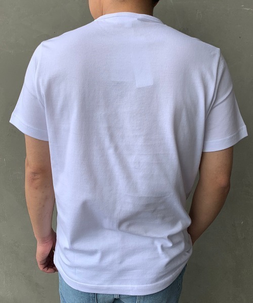 LACOSTE（ラコステ）の「[LACOSTE/ラコステ] ベーシッククルーネックTシャツ（Tシャツ/カットソー・メンズ・ホワイト/ネイビー/ピンク/ブラック/サックスブルー/グレー・4/5/3/1/2）」の17枚目の写真