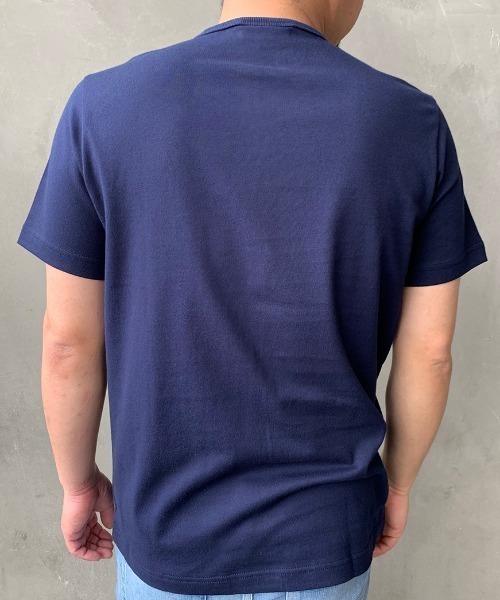LACOSTE（ラコステ）の「[LACOSTE/ラコステ] ベーシッククルーネックTシャツ（Tシャツ/カットソー・メンズ・ホワイト/ネイビー/ピンク/ブラック/サックスブルー/グレー・4/5/3/1/2）」の13枚目の写真