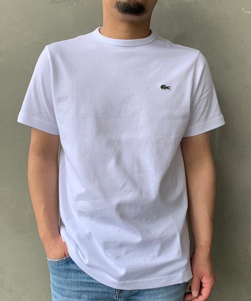 LACOSTE（ラコステ）の「[LACOSTE/ラコステ] ベーシッククルーネックTシャツ（Tシャツ/カットソー・メンズ・ホワイト/ネイビー/ピンク/ブラック/サックスブルー/グレー・4/5/3/1/2）」の10枚目の写真