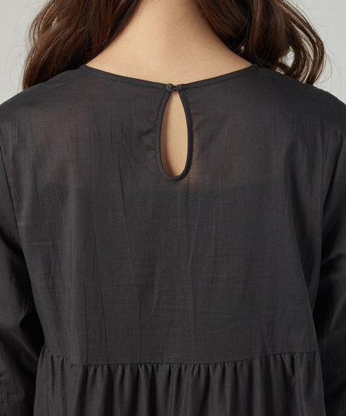 ZOZO（ゾゾ）の「【身長別に選べる】ティアードワンピース/ブラック[WOMEN]（ワンピース・レディース・ブラック・マルチサイズ）」の2枚目の写真