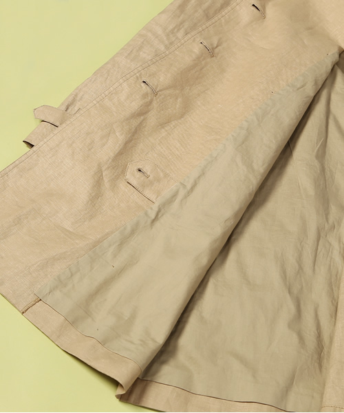 B:MING by BEAMS（ビーミングバイビームス）の「○ビーミング by ビームス / フレンチリネン トレンチコート（トレンチコート・レディース・ブラック/ベージュ・SMALL/MEDIUM/LARGE）」の13枚目の写真