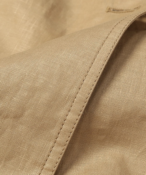 B:MING by BEAMS（ビーミングバイビームス）の「○ビーミング by ビームス / フレンチリネン トレンチコート（トレンチコート・レディース・ブラック/ベージュ・SMALL/MEDIUM/LARGE）」の17枚目の写真