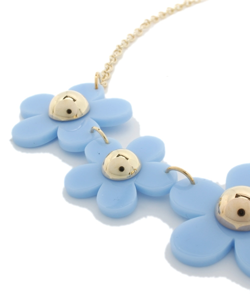 WEGO（ウィゴー）の「WEGO/フラワーネックレス（ネックレス・レディース・ホワイト/ブラック/サックスブルー・FREE）」の5枚目の写真