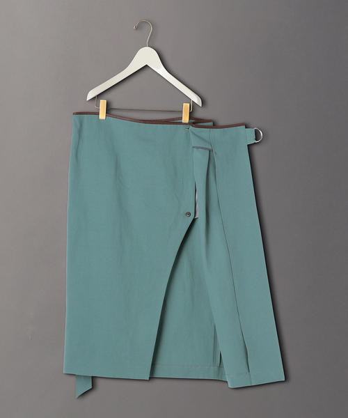 6（ロク）の「＜6(ROKU)＞LEATHER PIPING SKIRT/スカート