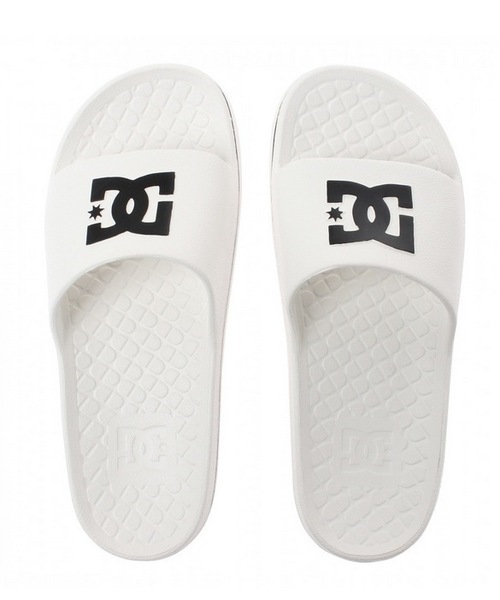 DC SHOES(ディーシーシューズ)の「SK SLIDE/DC メンズ シャワーサンダル シャワサン(サンダル・メンズ・ホワイト/レッド/ブラック/ブラック×ライム/ブルー・28cm/27cm/26cm)」の2枚目の写真