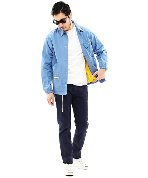 KAPTAIN SUNSHINEキャプテンサンシャインコーチジャケット水色M KAPTAIN SUNSHINE 