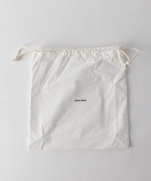 NaNa-NaNa（ナナナナ）の「【別注】 ＜nana-nana＞B6 クリアバッグ -2WAY- Ψ о（ショルダーバッグ・レディース・オフホワイト/ブラウン・FREE）」の10枚目の写真