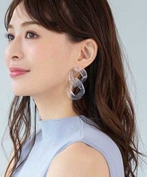 fifth | アクリルダブルリングピアス(ピアス（両耳用）)