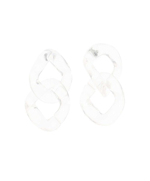fifth（フィフス）の「アクリルダブルリングピアス（ピアス（両耳用）・レディース・クリア・FREE）」の4枚目の写真