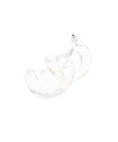 fifth（フィフス）の「アクリルダブルリングピアス（ピアス（両耳用）・レディース・クリア・FREE）」の5枚目の写真