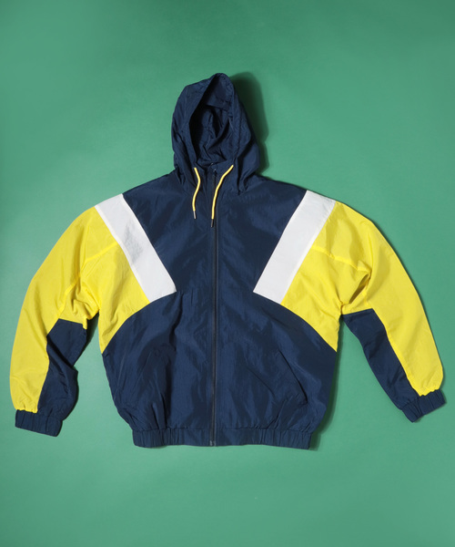SUGGESTION（サジェッション）の「【SUGGESTION】ナイロン切替パーカー 