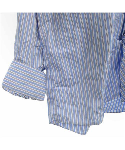 ブランド古着】再構築デザインストライプ柄オーバーサイズ長袖シャツ  