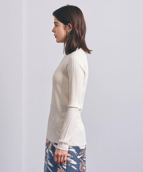 AEWEN MATOPH（イウエン マトフ）の「＜AEWEN MATOPH（イウエン マトフ）＞ リブ クルーネック ニット（ニット/セーター・レディース・ピンク/オレンジ/パープル/オフホワイト・FREE）」の20枚目の写真