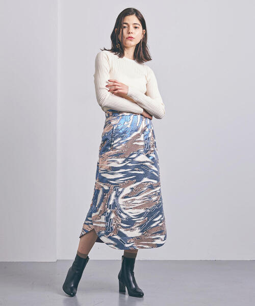 AEWEN MATOPH（イウエン マトフ）の「＜AEWEN MATOPH（イウエン マトフ）＞ リブ クルーネック ニット（ニット/セーター・レディース・ピンク/オレンジ/パープル/オフホワイト・FREE）」の14枚目の写真