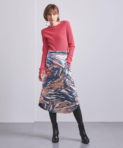 AEWEN MATOPH（イウエン マトフ）の「＜AEWEN MATOPH（イウエン マトフ）＞ リブ クルーネック ニット（ニット/セーター・レディース・ピンク/オレンジ/パープル/オフホワイト・FREE）」の10枚目の写真