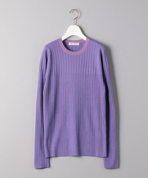AEWEN MATOPH（イウエン マトフ）の「＜AEWEN MATOPH（イウエン マトフ）＞ リブ クルーネック ニット（ニット/セーター・レディース・ピンク/オレンジ/パープル/オフホワイト・FREE）」の9枚目の写真