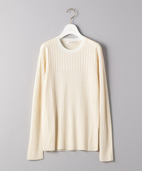 AEWEN MATOPH（イウエン マトフ）の「＜AEWEN MATOPH（イウエン マトフ）＞ リブ クルーネック ニット（ニット/セーター・レディース・ピンク/オレンジ/パープル/オフホワイト・FREE）」の7枚目の写真