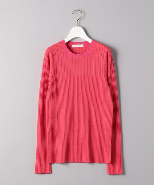 AEWEN MATOPH（イウエン マトフ）の「＜AEWEN MATOPH（イウエン マトフ）＞ リブ クルーネック ニット（ニット/セーター・レディース・ピンク/オレンジ/パープル/オフホワイト・FREE）」の5枚目の写真