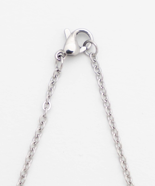 WEGO(ウィゴー)の「WEGO/ミニトリプルリングチェーンネックレス(ネックレス・メンズ・ブラック/ゴールド/ブルー・FREE)」の20枚目の写真