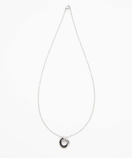 WEGO(ウィゴー)の「WEGO/ミニトリプルリングチェーンネックレス(ネックレス・メンズ・ブラック/ゴールド/ブルー・FREE)」の6枚目の写真